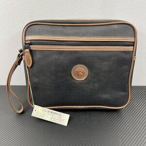 Oscar Bianchi NEW Men’s Toiletry Bag & Travel Tote Bag Combo Canvas &  Leather
